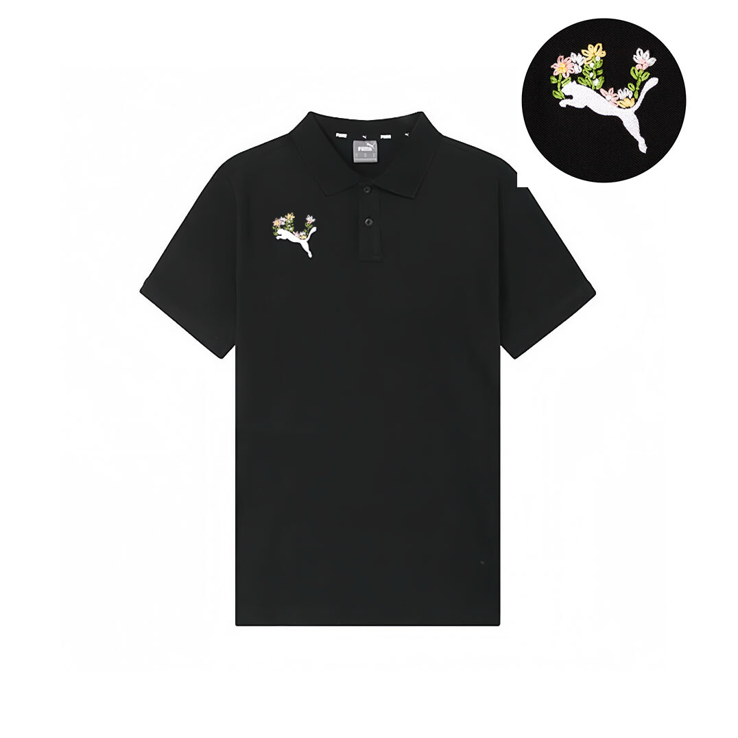 Рубашка поло мужская черная Puma, черный
Рубашка поло мужская черная Puma, черный