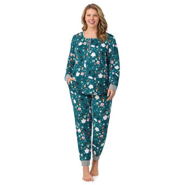 Уютный комплект пижамы хенли с длинными рукавами и брюками-джоггерами больших размеров на Хэллоуин Cuddl Duds, цвет teal halloween
Уютный комплект пижамы хенли с длинными рукавами и брюками-джоггерами больших размеров на Хэллоуин Cuddl Duds, цвет teal halloween