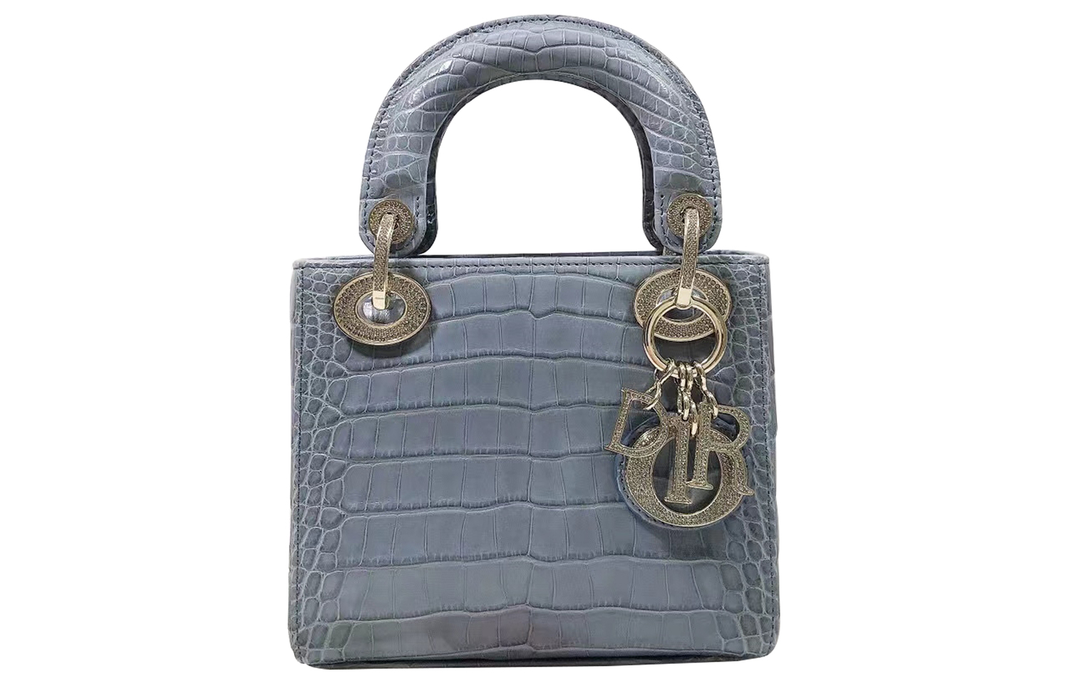 Dior Женская сумка из крокодиловой кожи, сумка через плечо, мини-сумочка, светло-голубая
Dior Женская сумка из крокодиловой кожи, сумка через плечо, мини-сумочка, светло-голубая