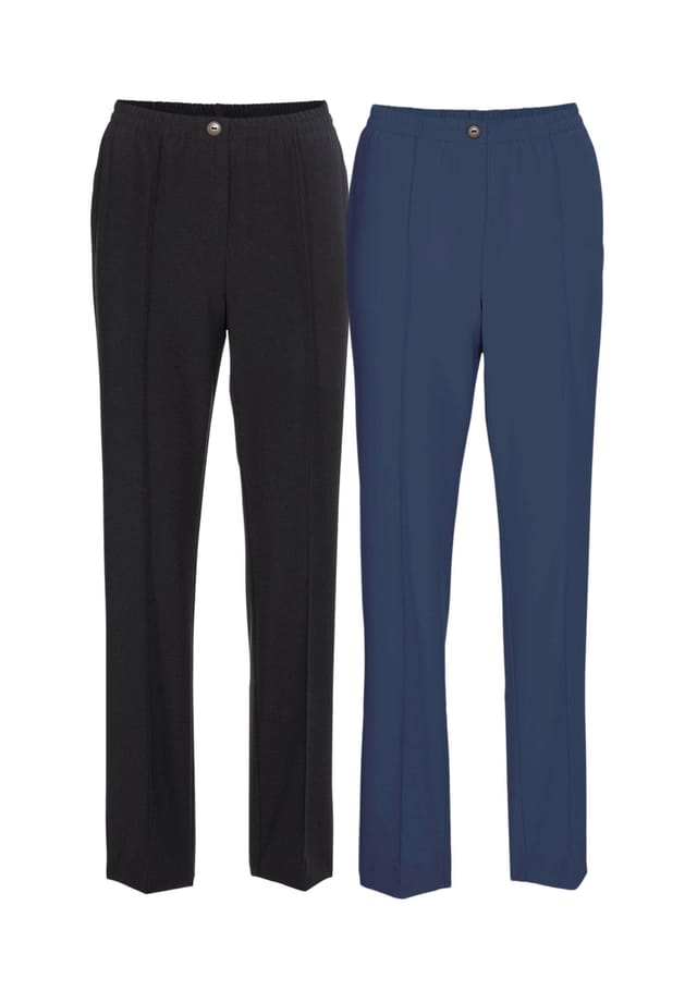 Короткий размер: брюки не мнется в упаковке 2 шт. Goldner, мультиколор
Короткий размер: брюки не мнется в упаковке 2 шт. Goldner, мультиколор