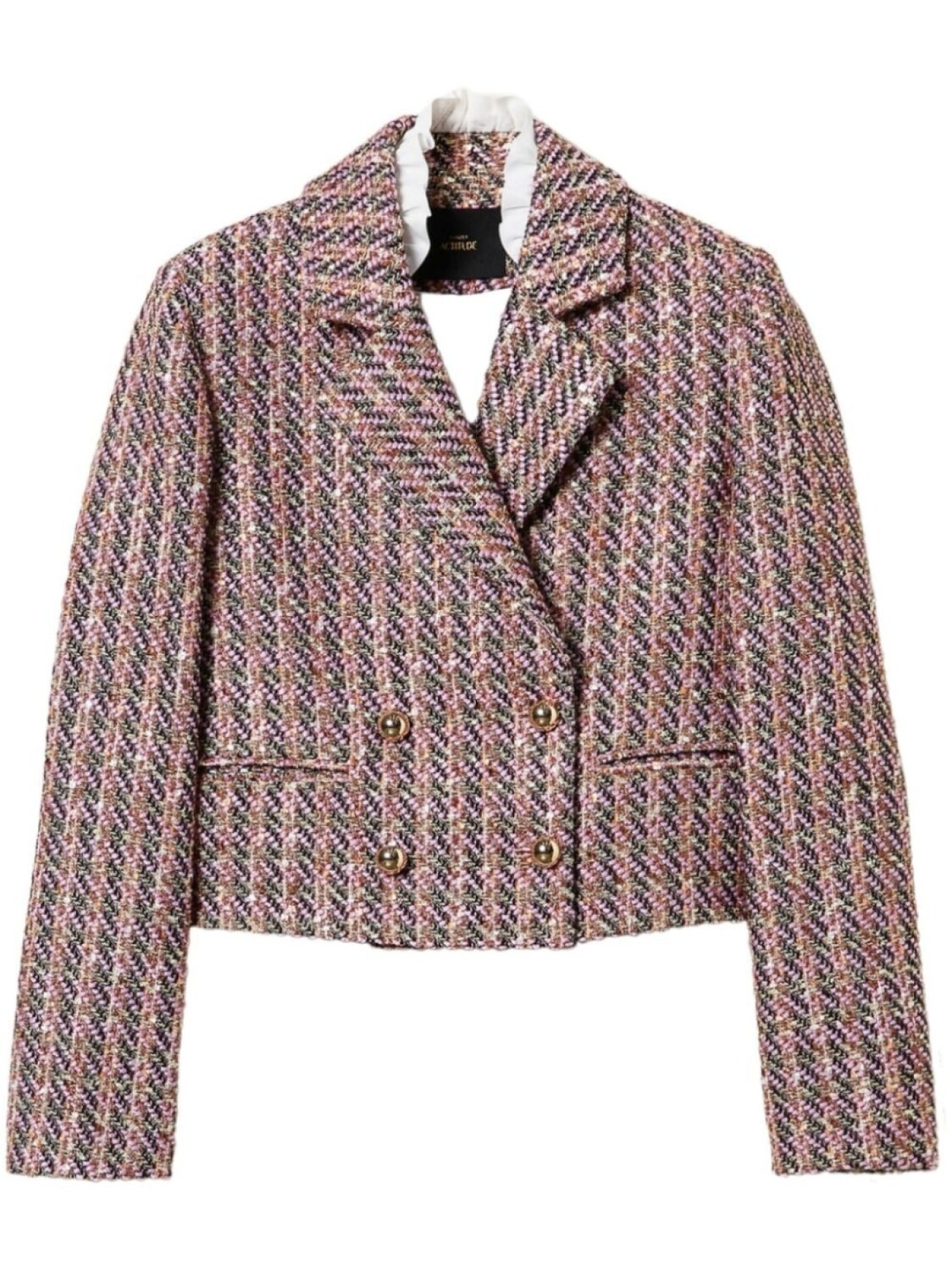 TWINSET блейзер из ткани букле с люрексом, коричневый
TWINSET блейзер из ткани букле с люрексом, коричневый