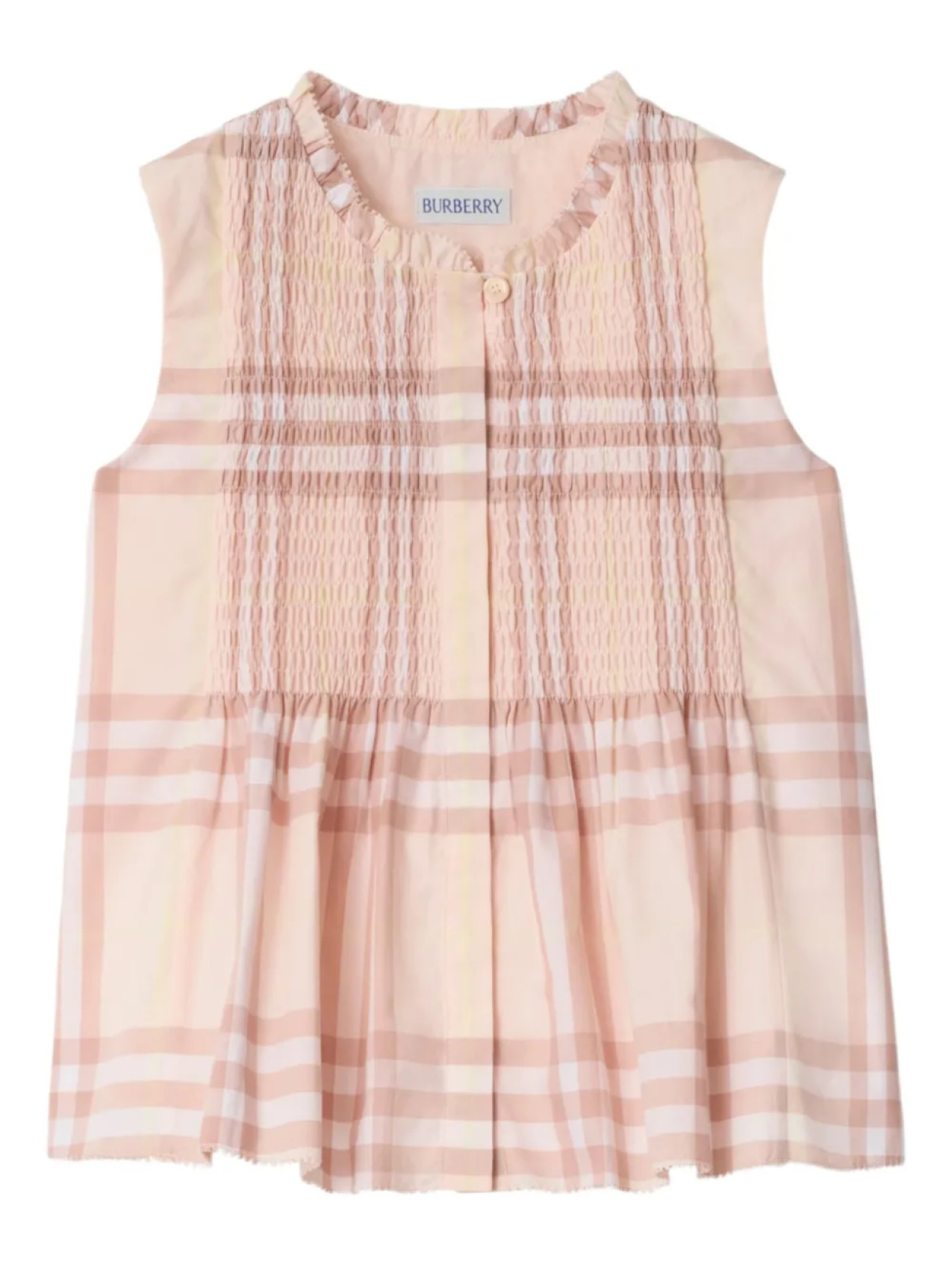 Рубашка из хлопка в клетку Burberry Kids, розовый
Рубашка из хлопка в клетку Burberry Kids, розовый