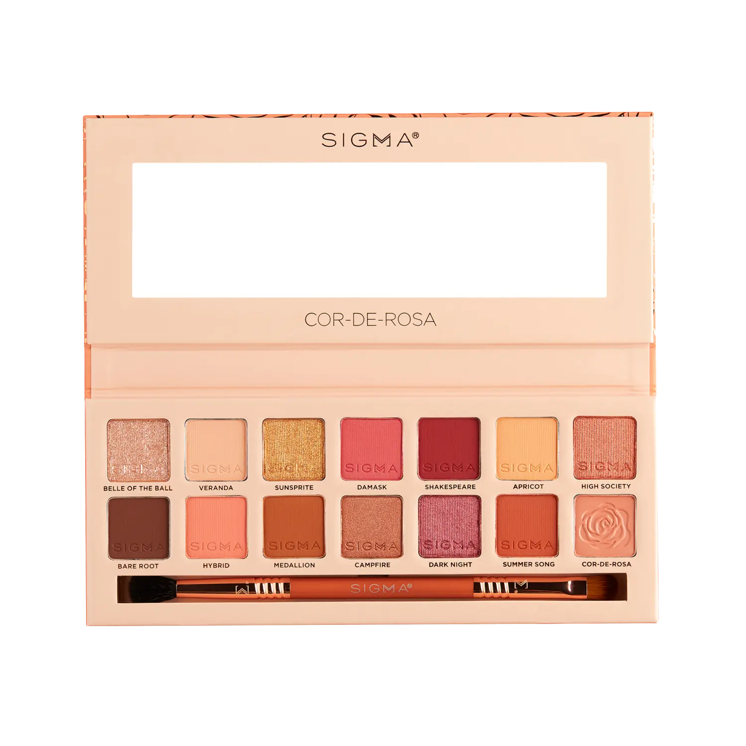 Палитра теней Cor-De-Rosa Eyeshadow Palette Sigma Beauty
Палитра теней Cor-De-Rosa Eyeshadow Palette Sigma Beauty