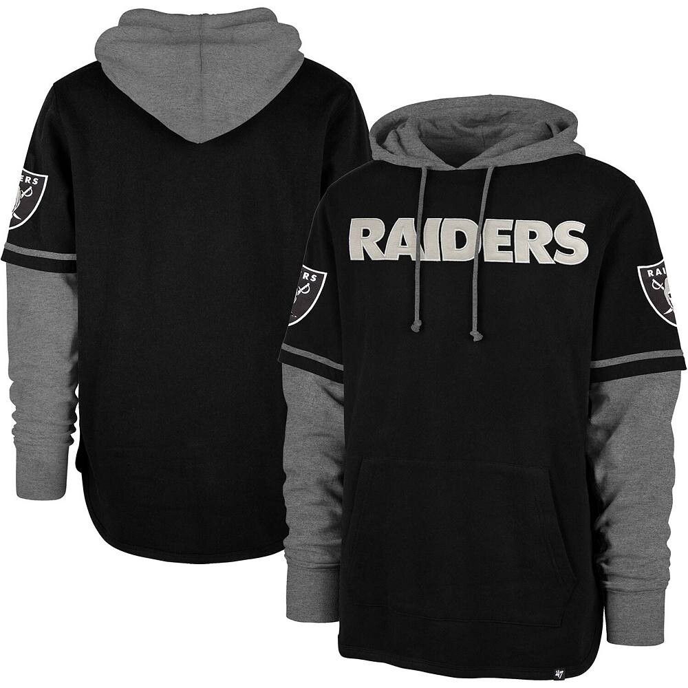 Мужской черный пуловер с капюшоном '47 Las Vegas Raiders Shortstop, цвет Lvr Black
Мужской черный пуловер с капюшоном '47 Las Vegas Raiders Shortstop, цвет Lvr Black
