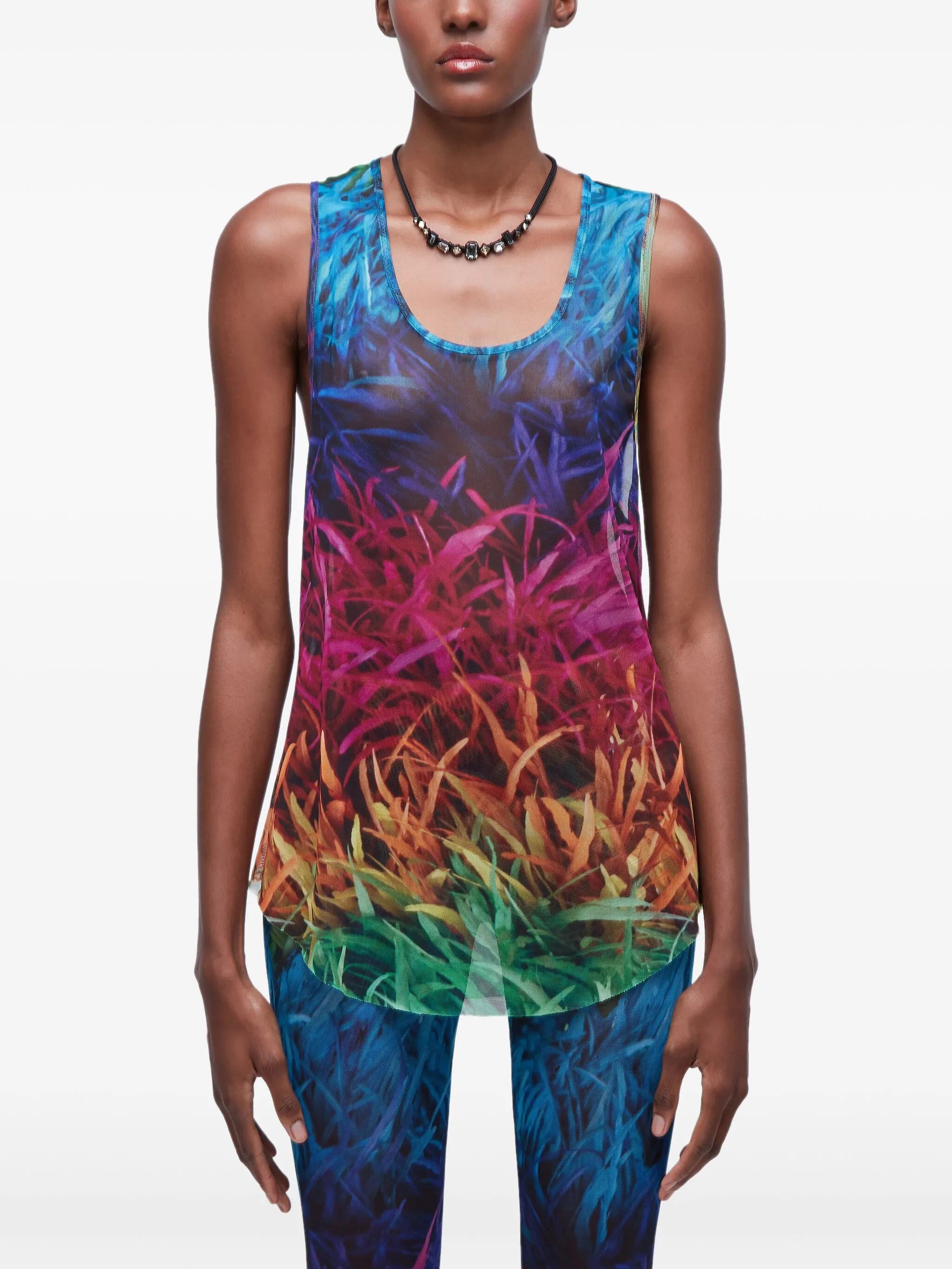 Сетчатый топ с принтом Osklen, оранжевый
Сетчатый топ с принтом Osklen, оранжевый