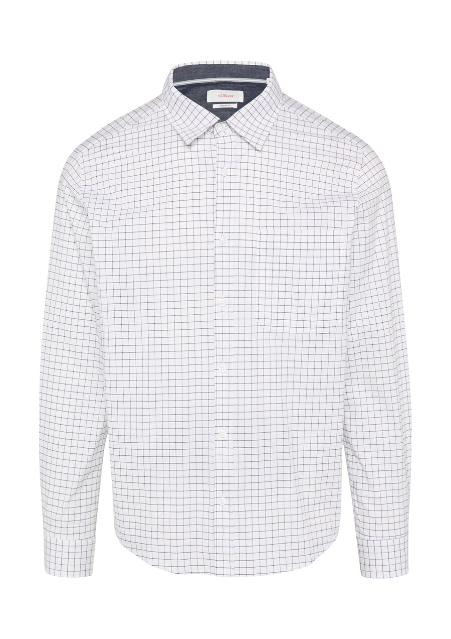 Рубашка на пуговицах классического кроя s.Oliver, белый
Рубашка на пуговицах классического кроя s.Oliver, белый