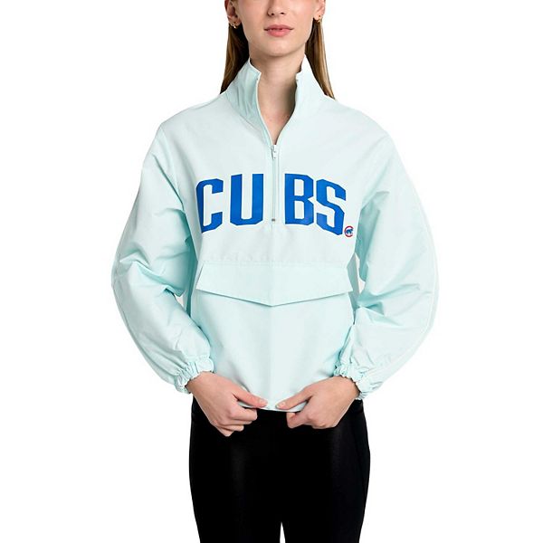 Женская светло-голубая куртка-полузип Chicago Cubs Lusso
Женская светло-голубая куртка-полузип Chicago Cubs Lusso