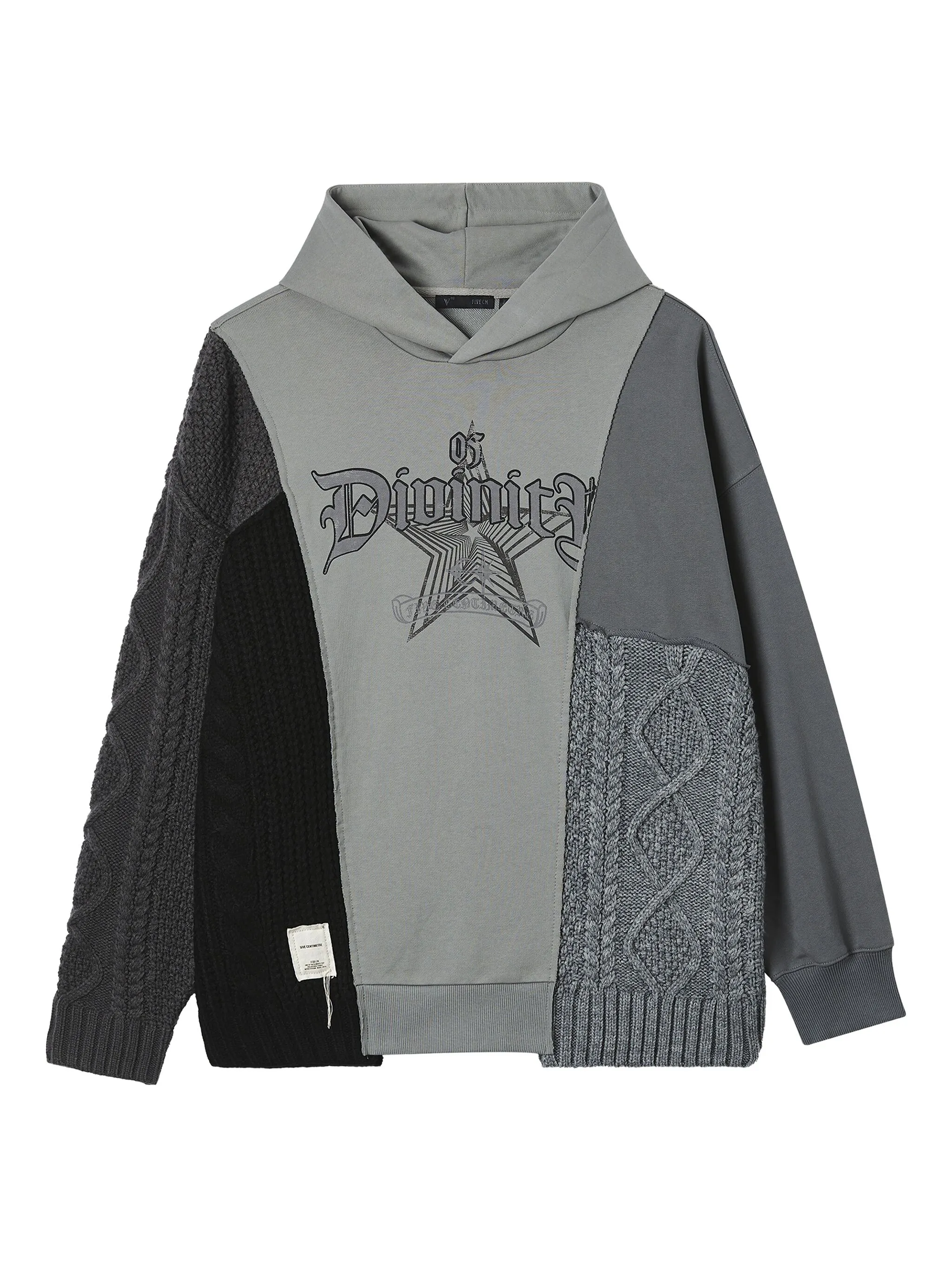 Худи фактурной вязки Five Cm, серый
Худи фактурной вязки Five Cm, серый