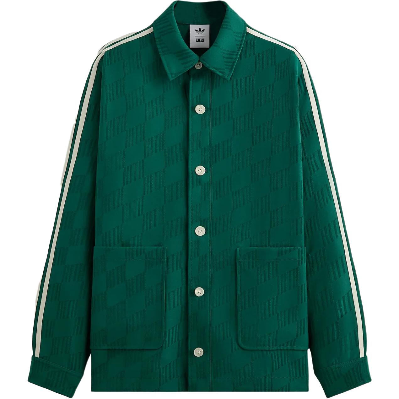 Kith X Adidas Football Jacquard Overshirt Adidas Originals, зеленый
Kith X Adidas Football Jacquard Overshirt Adidas Originals, зеленый