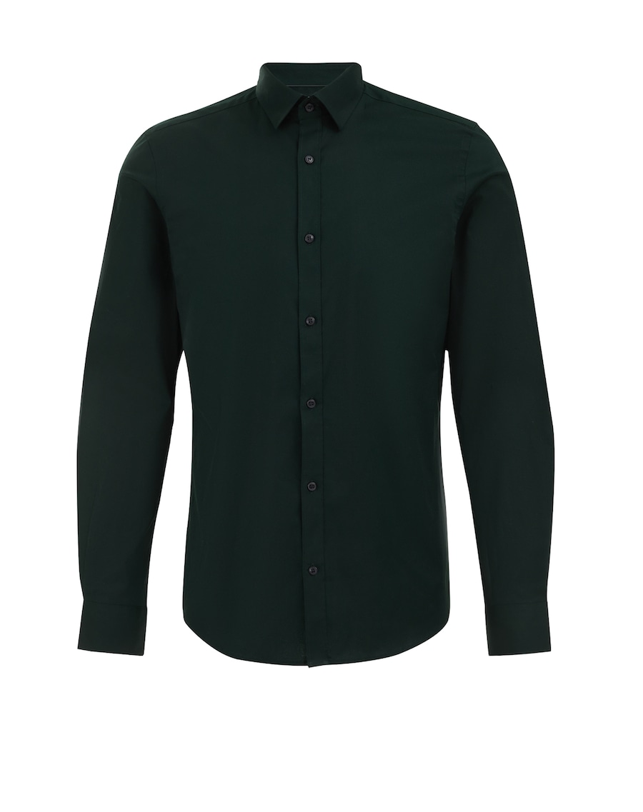 Рубашка Slim Fit на пуговицах WE Fashion, темно-зеленый
Рубашка Slim Fit на пуговицах WE Fashion, темно-зеленый
