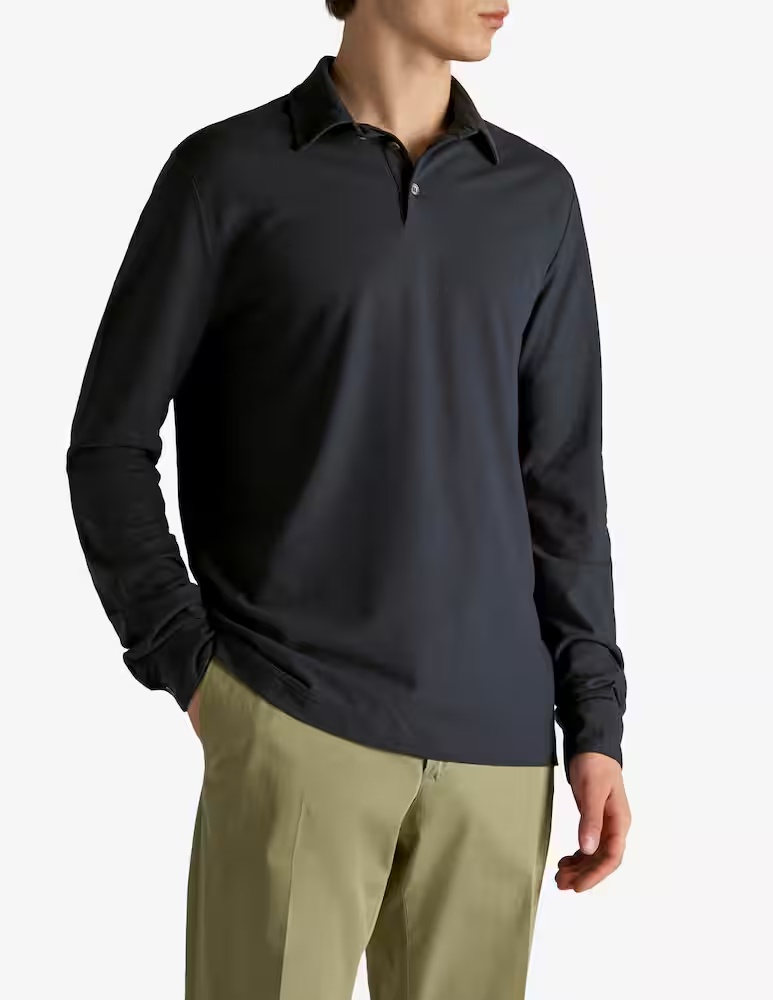 Zanone Узкая рубашка-поло с длинными рукавами из органического хлопка IceCotton Slowear, цвет Blu Copiativo
Zanone Узкая рубашка-поло с длинными рукавами из органического хлопка IceCotton Slowear, цвет Blu Copiativo