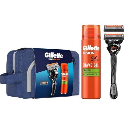 Подарочный набор мужской бритвы для влажного бритья Gillette ProGlide с 1 сменным лезвием и гелем для бритья Fusion Ultra Sensitive, 200 мл
Подарочный набор мужской бритвы для влажного бритья Gillette ProGlide с 1 сменным лезвием и гелем для бритья Fusion Ultra Sensitive, 200 мл