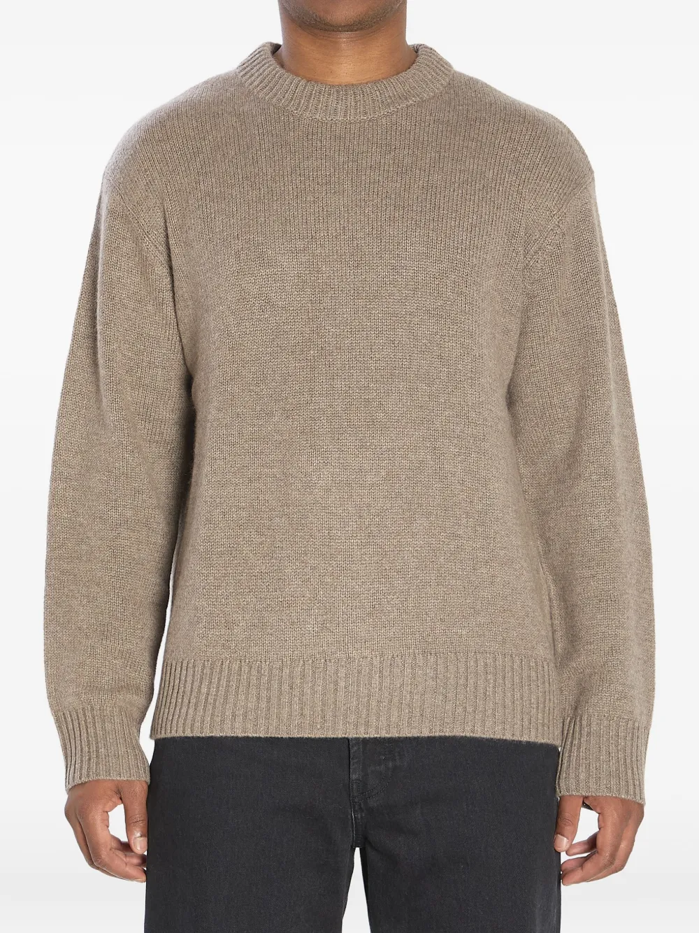 Кашемировый свитер с круглым вырезом в рубчик Lisa Yang, коричневый
Кашемировый свитер с круглым вырезом в рубчик Lisa Yang, коричневый