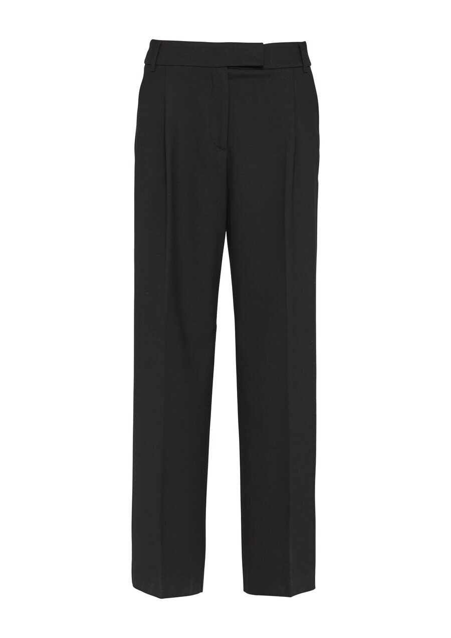 Широкие брюки s.Oliver BLACK LABEL Wide leg Pleated Pants, черный
Широкие брюки s.Oliver BLACK LABEL Wide leg Pleated Pants, черный