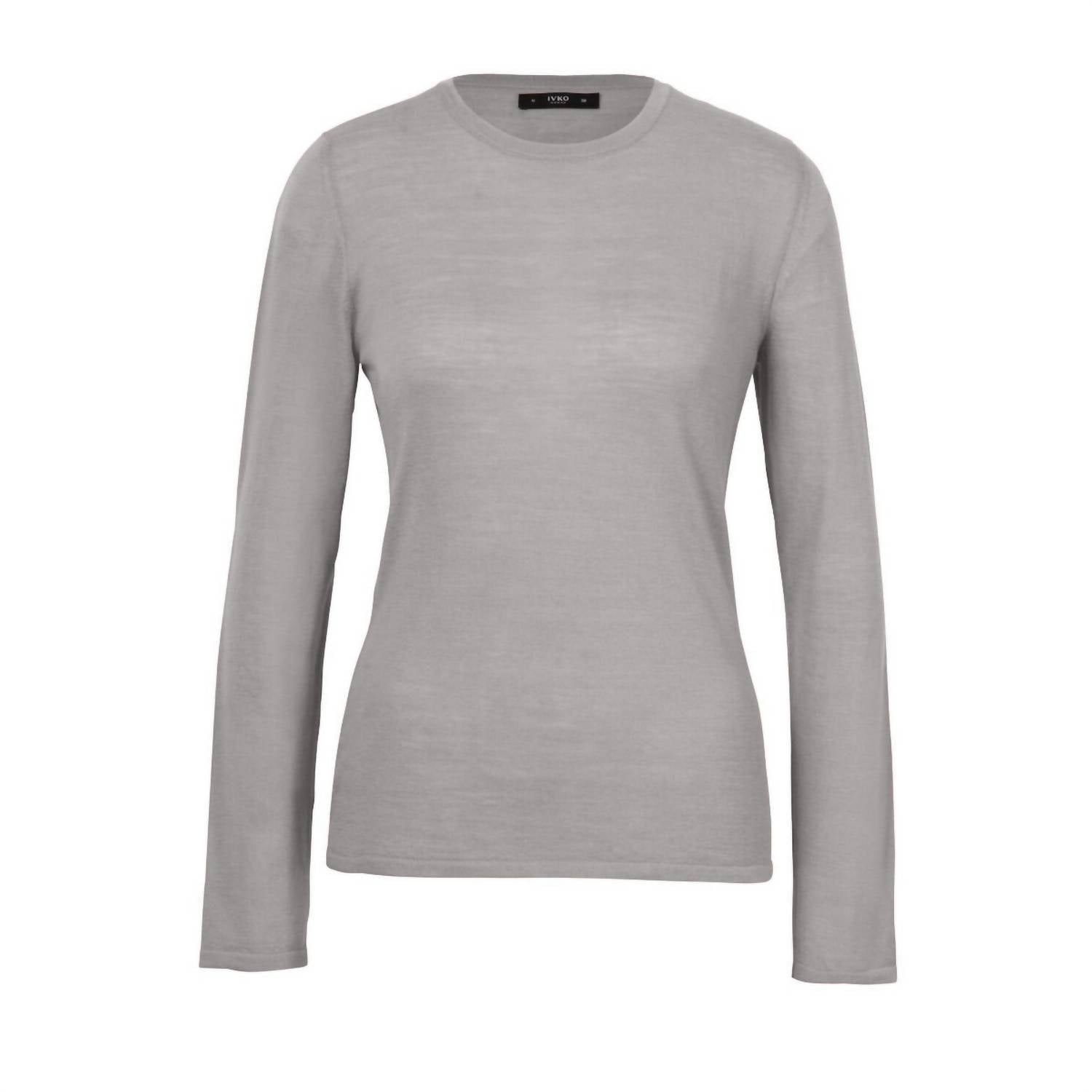 Пуловер с круглым вырезом серого цвета IVKO
Пуловер с круглым вырезом серого цвета IVKO