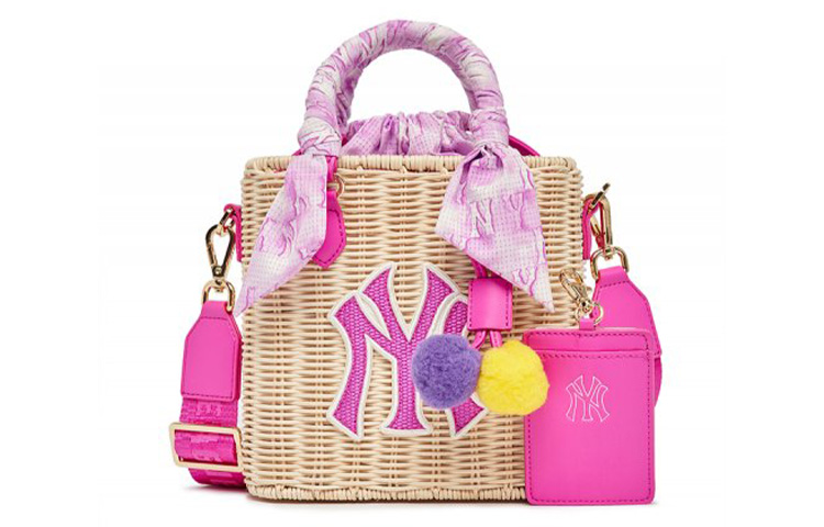 MLB Сумка из рафии, женская, через плечо, кроссбоди, розовая
MLB Сумка из рафии, женская, через плечо, кроссбоди, розовая