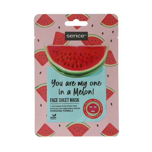 Увлажняющая маска для лица You Are My One In A Melon! Sence Beauty, 1 UD
Увлажняющая маска для лица You Are My One In A Melon! Sence Beauty, 1 UD