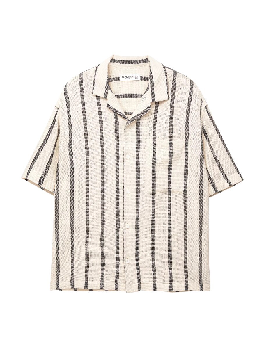 Рубашка на пуговицах Comfort fit Pull&Bear, светло-бежевый
Рубашка на пуговицах Comfort fit Pull&Bear, светло-бежевый