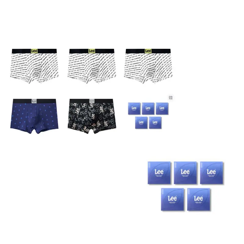 Lee Подарочный набор мужского белья 5 пар
Lee Подарочный набор мужского белья 5 пар