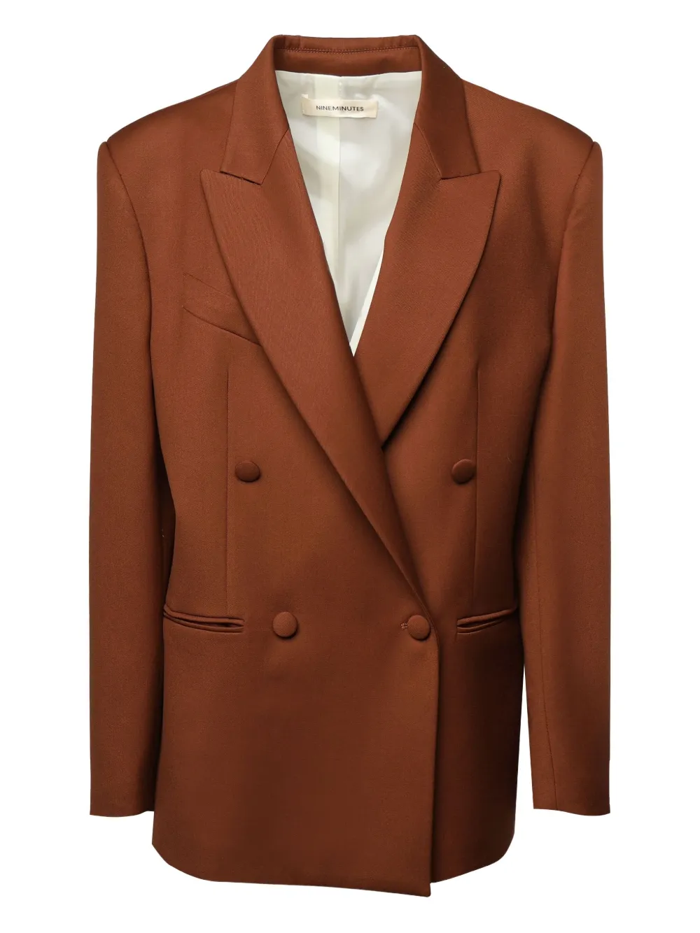 Двубортный пиджак Nineminutes, коричневый
Двубортный пиджак Nineminutes, коричневый