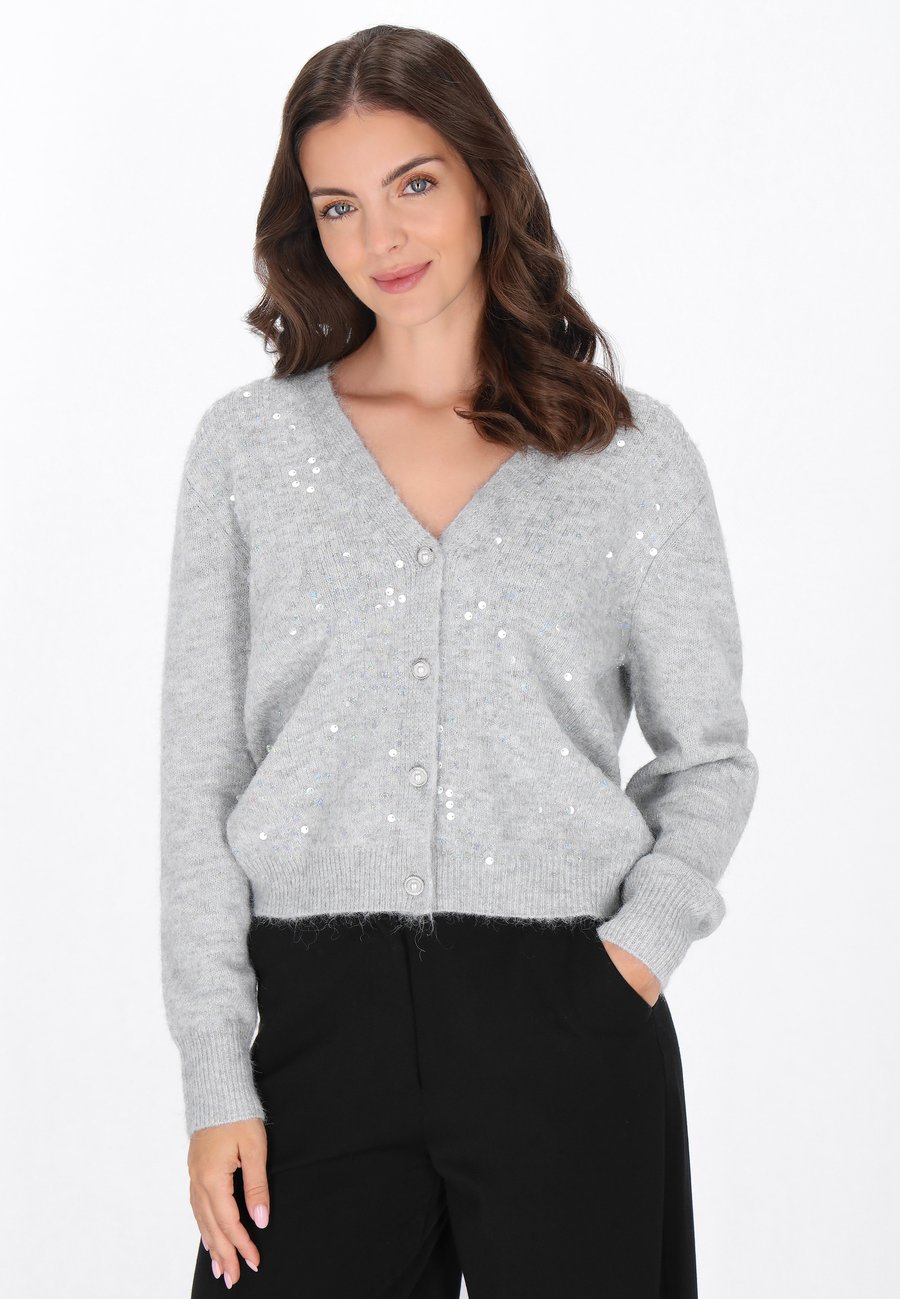 Кардиган usha Cardigan, Light Grey Melange/Light Grey
Кардиган usha Cardigan, Light Grey Melange/Light Grey