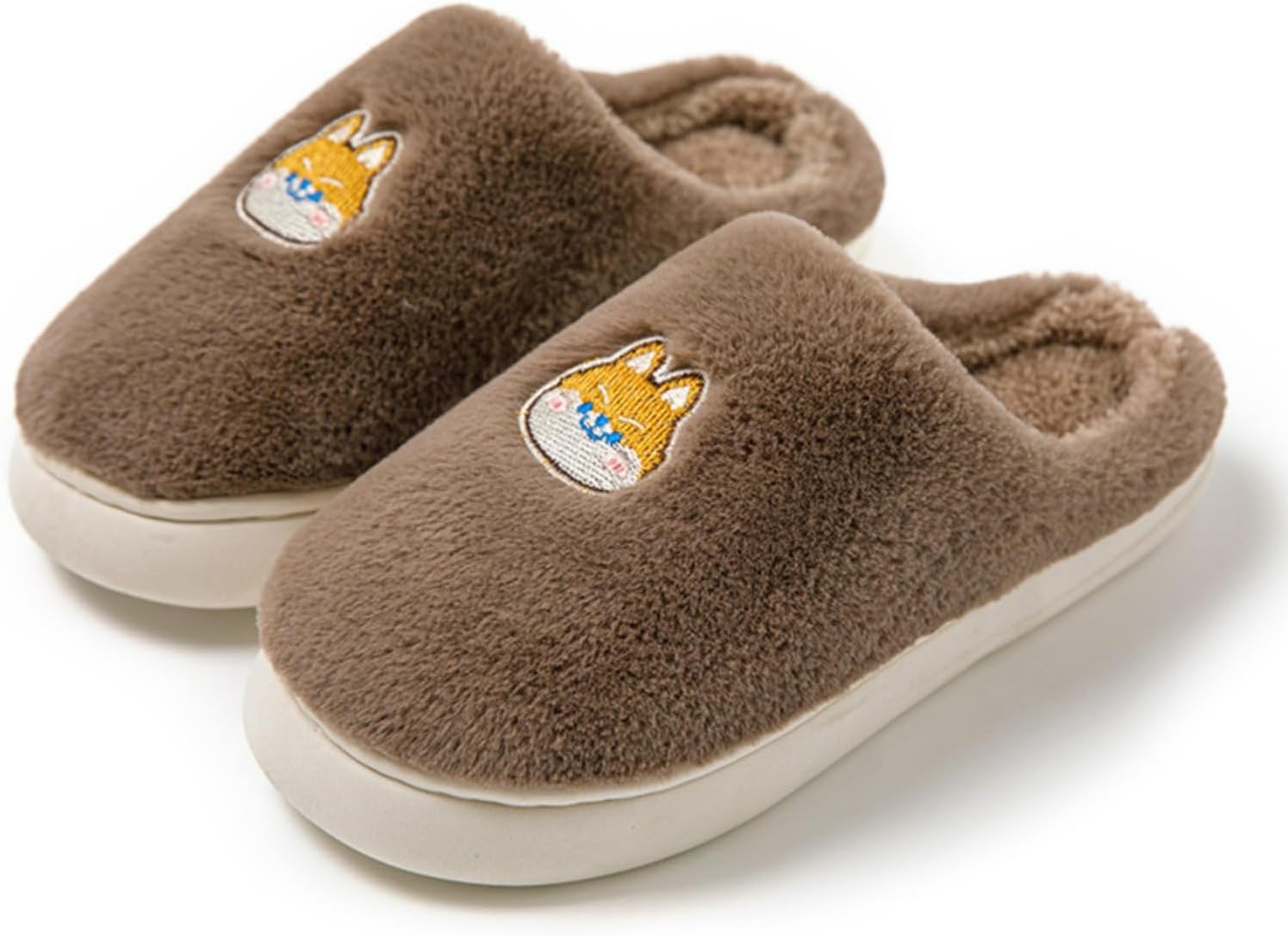 Домашние тапочки в виде собак для женщин и мужчин, милые плюшевые, забавные, корги, мягкие и пушистые, новинка, кавай, для дома и улицы, в спальню, мягкие, теплые, нескользящие Elirar, коричневый
Домашние тапочки в виде собак для женщин и мужчин, милые плюшевые, забавные, корги, мягкие и пушистые, новинка, кавай, для дома и улицы, в спальню, мягкие, теплые, нескользящие Elirar, коричневый