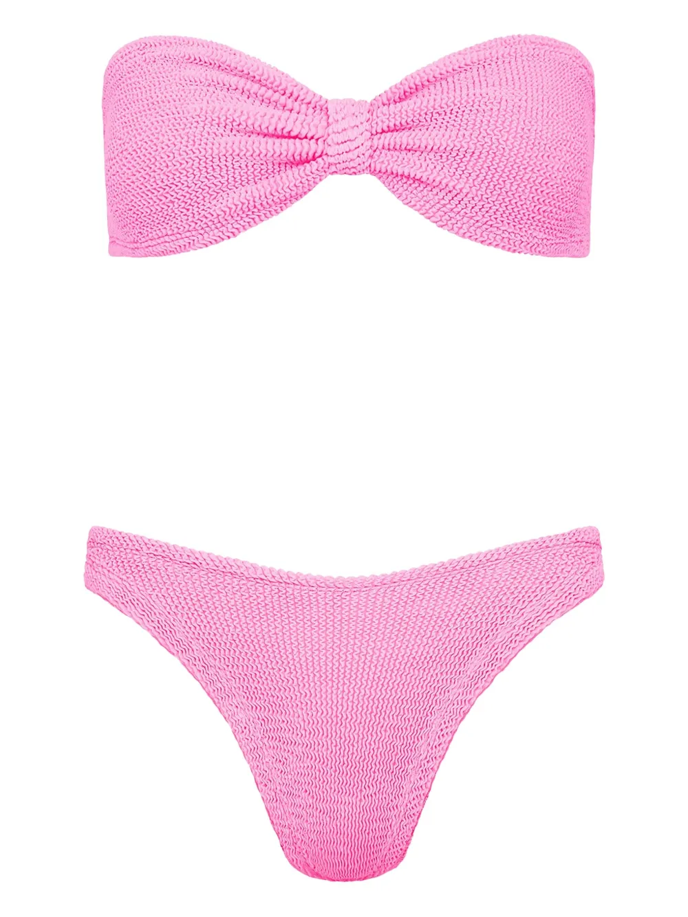 Джинсовый бандо текстурированный бикини Hunza G, розовый
Джинсовый бандо текстурированный бикини Hunza G, розовый