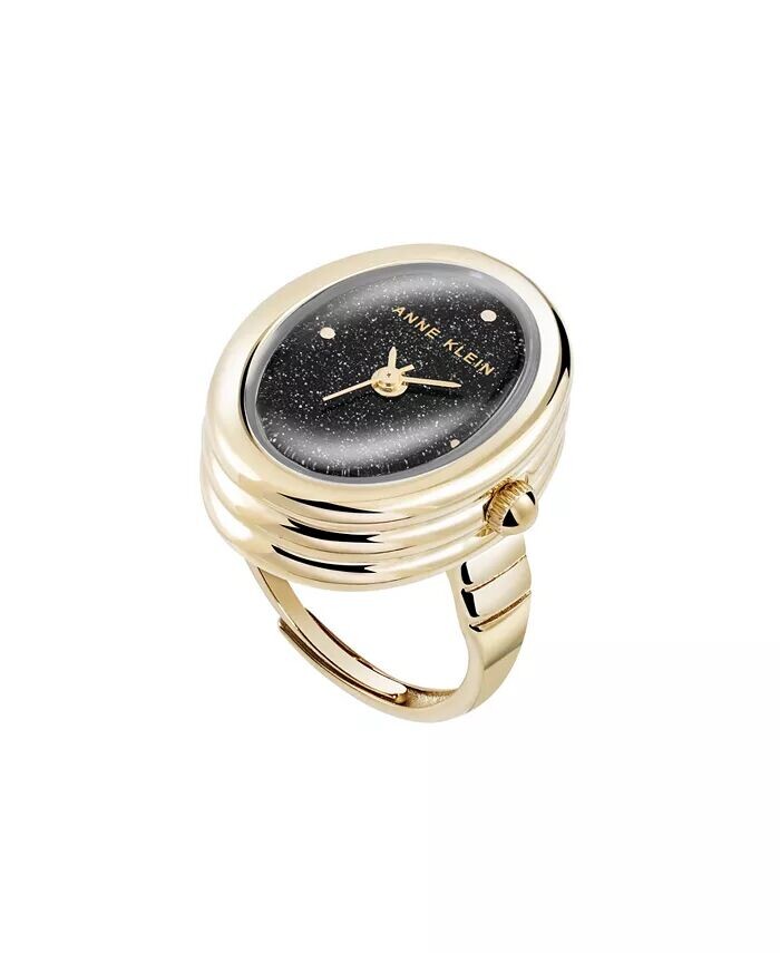 Женские кварцевые часы с черным песчаником, драгоценными камнями и металлическим кольцом из золотистого сплава, 17 мм Anne Klein, мультиколор
Женские кварцевые часы с черным песчаником, драгоценными камнями и металлическим кольцом из золотистого сплава, 17 мм Anne Klein, мультиколор