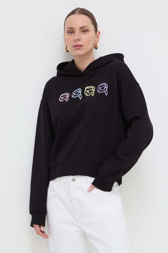 Хлопковая толстовка Karl Lagerfeld, черный
Хлопковая толстовка Karl Lagerfeld, черный