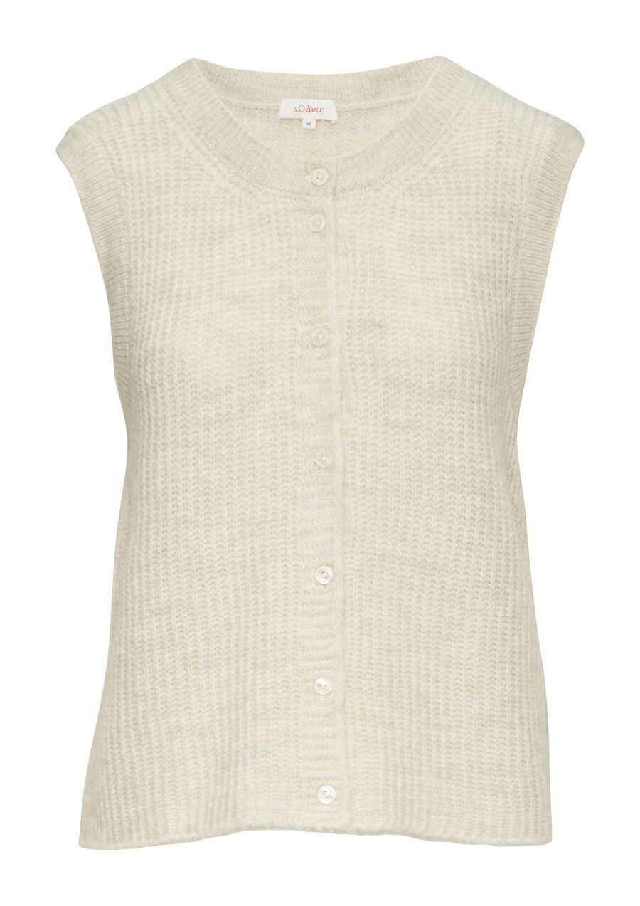 Вязаный жилет s.Oliver, бежевый
Вязаный жилет s.Oliver, бежевый