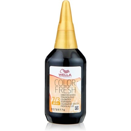 Полуперманентная краска для волос Color Fresh, № 7/3 Medium Blonde Gold 75 мл, Wella
Полуперманентная краска для волос Color Fresh, № 7/3 Medium Blonde Gold 75 мл, Wella