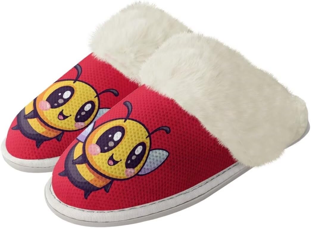 Женские и мужские забавные пушистые тапочки с животными для пары, противоскользящие домашние туфли с резиновой подошвой, уютные Xixirimido, Bees
Женские и мужские забавные пушистые тапочки с животными для пары, противоскользящие домашние туфли с резиновой подошвой, уютные Xixirimido, Bees
