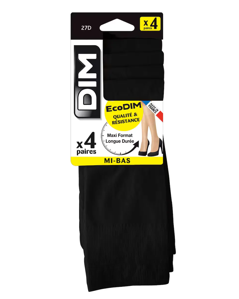 В упаковке 4 мини-прозрачных полиамидных чулка Dim, черный
В упаковке 4 мини-прозрачных полиамидных чулка Dim, черный