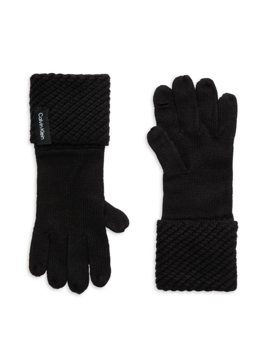 Вязаные длинные перчатки Calvin Klein, черный
Вязаные длинные перчатки Calvin Klein, черный