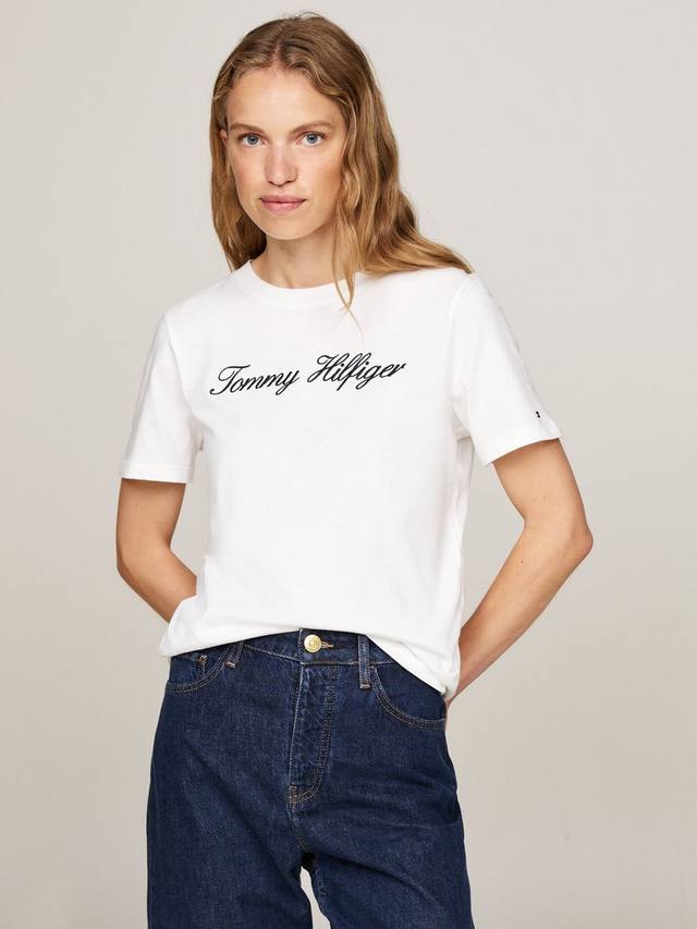 Футболка с логотипом Script Tommy Hilfiger, Ecru
Футболка с логотипом Script Tommy Hilfiger, Ecru