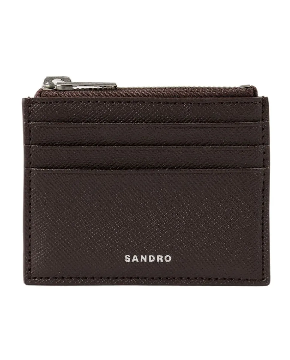 Мужской кошелек на молнии Sandro, темно-коричневый
Мужской кошелек на молнии Sandro, темно-коричневый