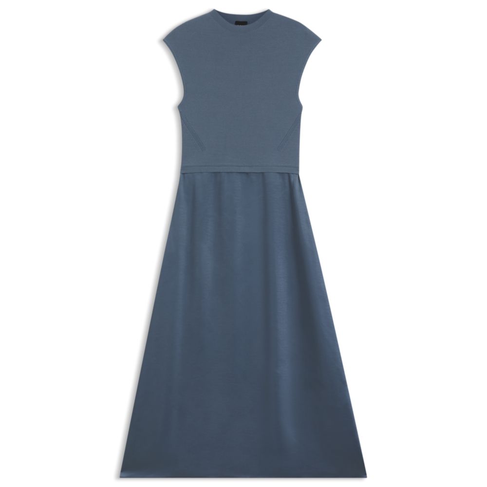 Вязаное платье с атласной юбкой BOSS, светло-голубой
Вязаное платье с атласной юбкой BOSS, светло-голубой