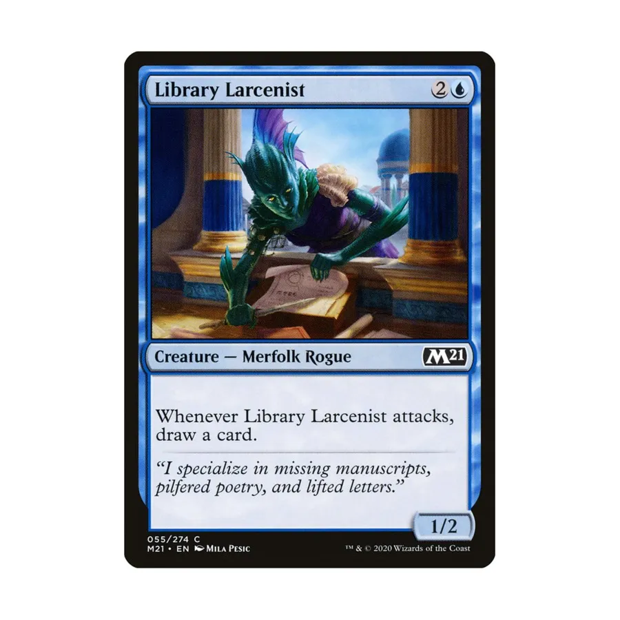 CCG Библиотечный вор (клавиша C), MTG - Core Set 2021
CCG Библиотечный вор (клавиша C), MTG - Core Set 2021