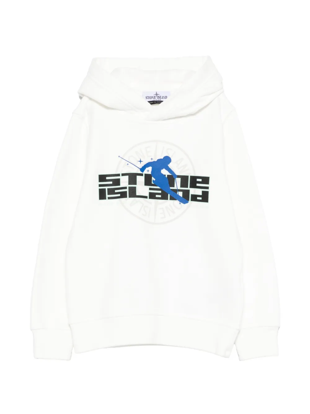 Худи с принтом Stone Island Junior, белый
Худи с принтом Stone Island Junior, белый