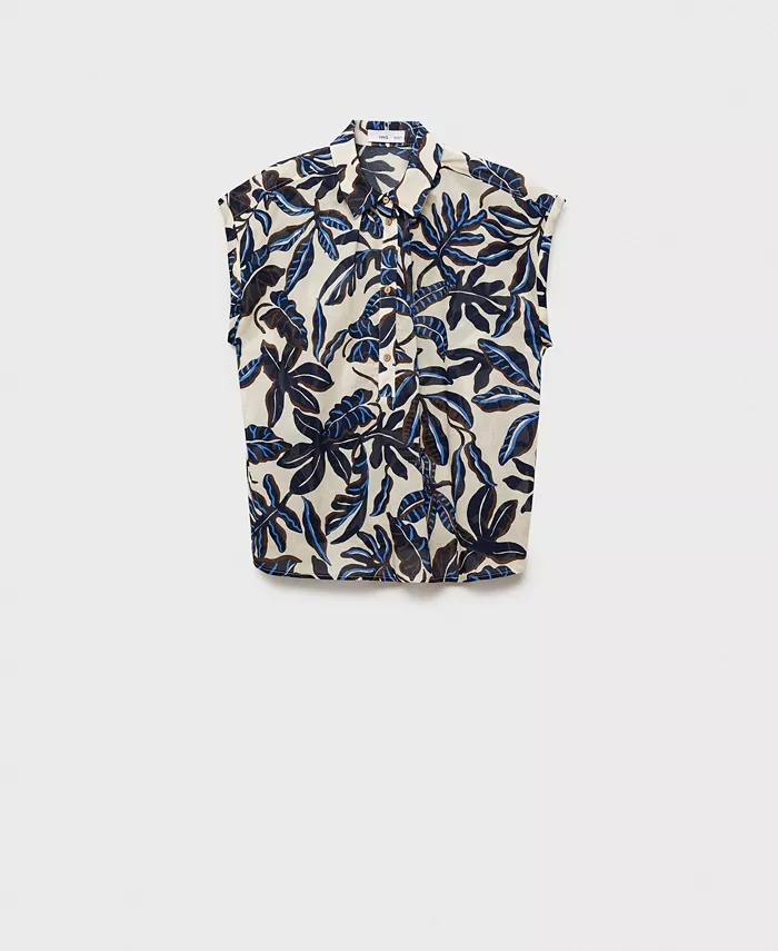 Женская хлопковая рубашка с коротким рукавом и принтом MANGO, коричневый/бежевый
Женская хлопковая рубашка с коротким рукавом и принтом MANGO, коричневый/бежевый