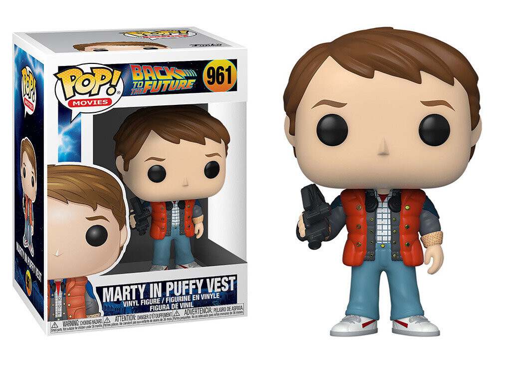 Funko POP! Кино, коллекционная фигурка, BTTF, Марти в пышном жилете, 961
Funko POP! Кино, коллекционная фигурка, BTTF, Марти в пышном жилете, 961