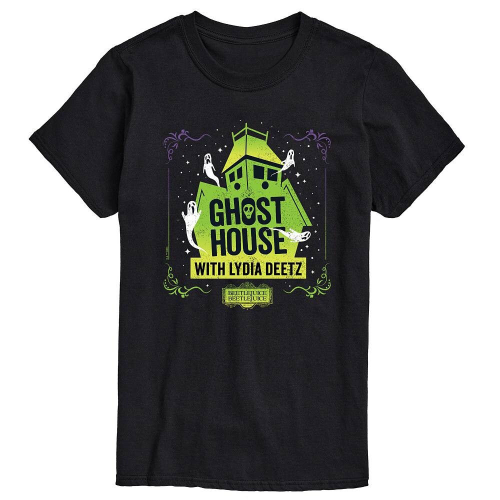 Мужская футболка Beetlejuice 2 Ghost House с рисунком Лидии Licensed Character, черный
Мужская футболка Beetlejuice 2 Ghost House с рисунком Лидии Licensed Character, черный