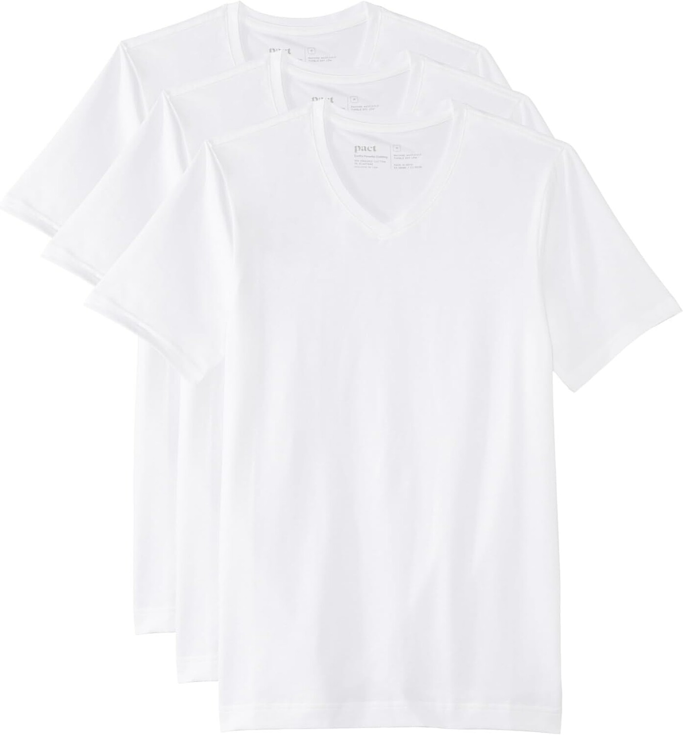 Комплект из 3 маек Cool-Stretch с V-образным вырезом PACT, белый
Комплект из 3 маек Cool-Stretch с V-образным вырезом PACT, белый