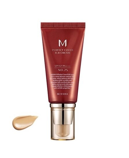 Многофункциональный ВВ-крем 25 Warm Beige, SPF 42, 50 мл Missha, M Perfect Cover
Многофункциональный ВВ-крем 25 Warm Beige, SPF 42, 50 мл Missha, M Perfect Cover