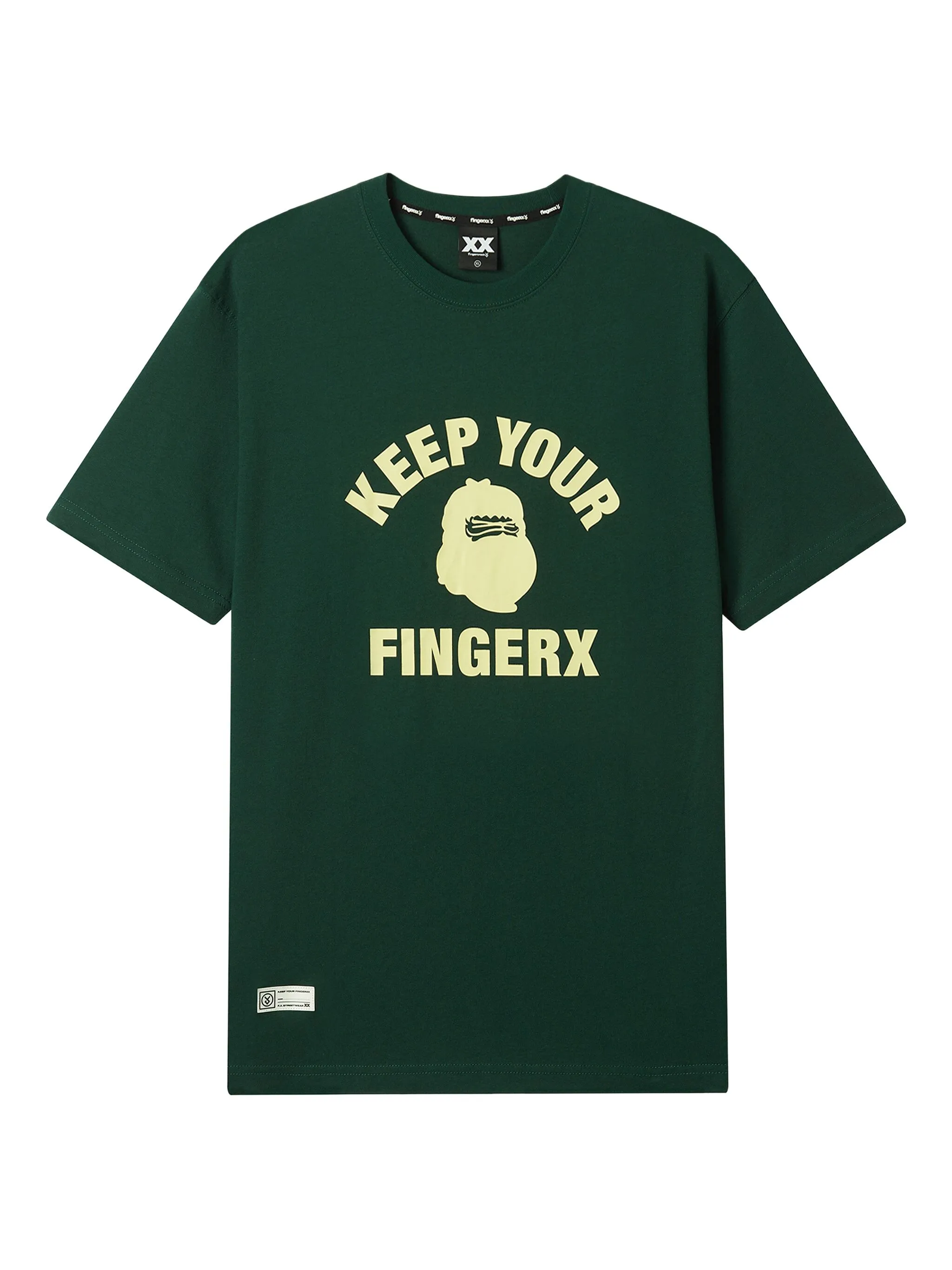 Футболка с графичным принтом Fingercroxx, зеленый
Футболка с графичным принтом Fingercroxx, зеленый