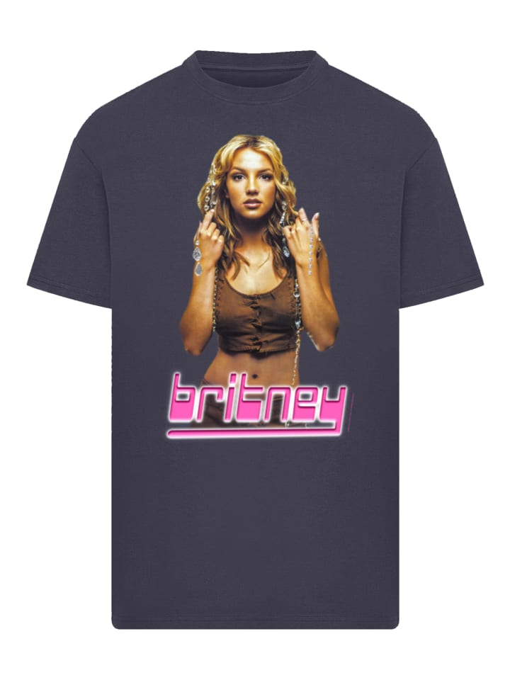 Футболка Бритни Спирс свободного кроя темно-синего цвета F4NT4STIC, Синий, Футболка Бритни Спирс свободного кроя темно-синего цвета F4NT4STIC
Футболка Бритни Спирс свободного кроя темно-синего цвета F4NT4STIC, Синий, Футболка Бритни Спирс свободного кроя темно-синего цвета F4NT4STIC