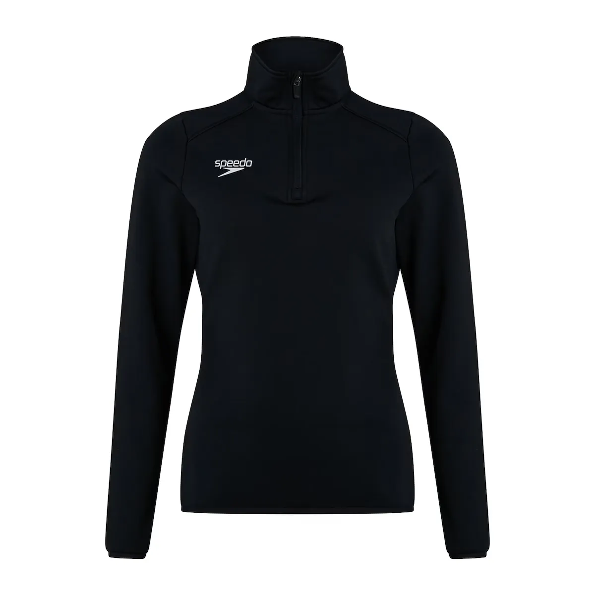 Женский клуб 1/4 Zip Speedo флисовый, чёрный 
Женский клуб 1/4 Zip Speedo флисовый, чёрный