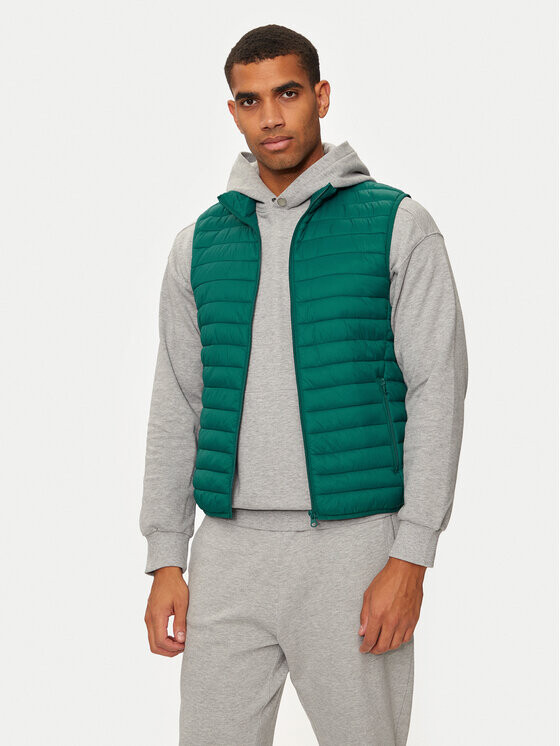 Жилет стандартного кроя United Colors Of Benetton, зеленый
Жилет стандартного кроя United Colors Of Benetton, зеленый