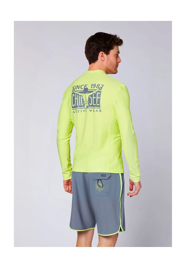 Рубашка для плавания с воротником-стойкой Chiemsee, зеленый
Рубашка для плавания с воротником-стойкой Chiemsee, зеленый