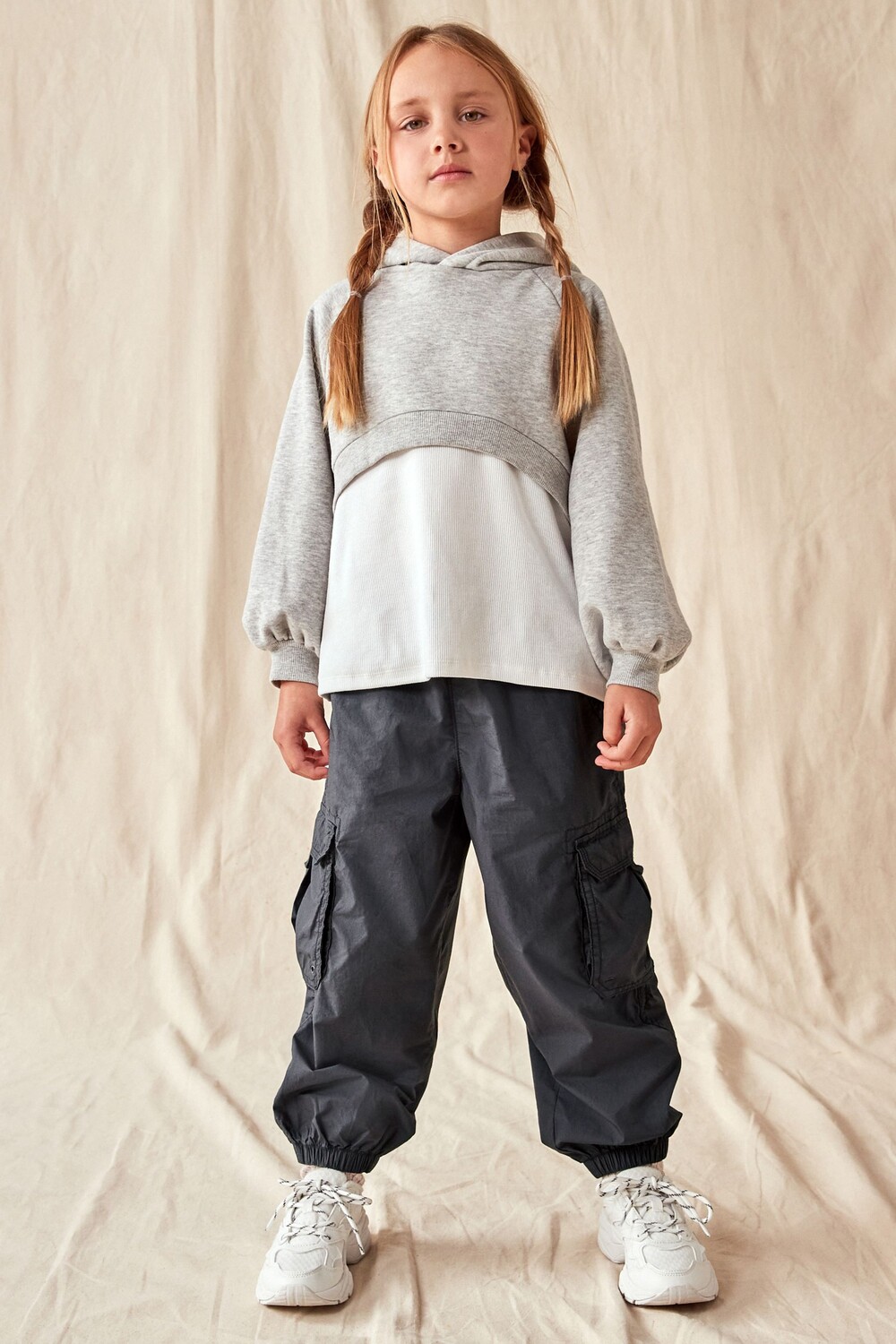 Боевые брюки широкого кроя (3-16 лет) Next, серый
Боевые брюки широкого кроя (3-16 лет) Next, серый